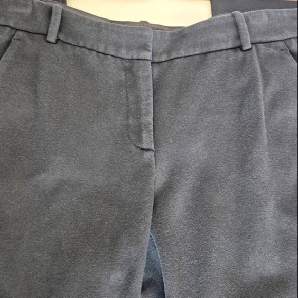 Theory Black Cotton Stretch Slim Trousers - Size 10 - Picture 5 of 16